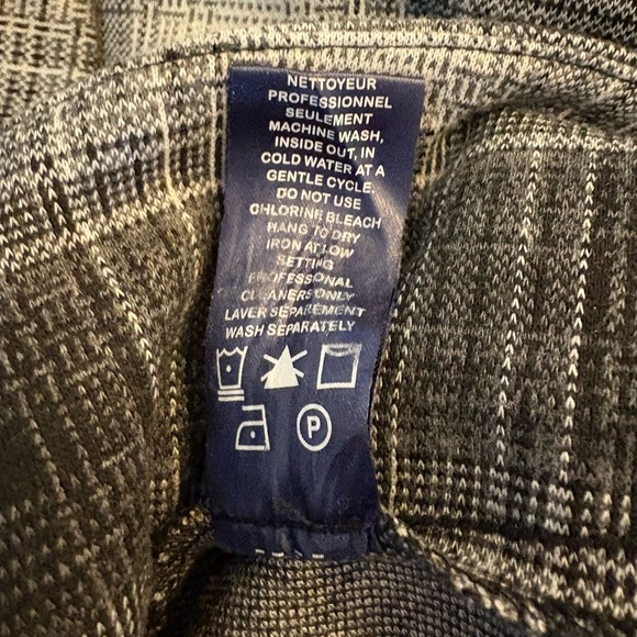 Plaid Black and Gray Women's Skirt - Picture 4 of 5